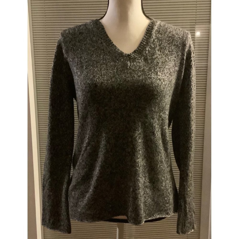 Oliviaceous Grey Sweater With Head Wrap